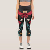 Maasai Warrior Capri Leggings (Vorderseite)