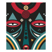 Maasai Warrior Fotodruck (Vorne)