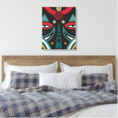 Maasai Warrior Leinwanddruck (Insitu (Schlafzimmer))