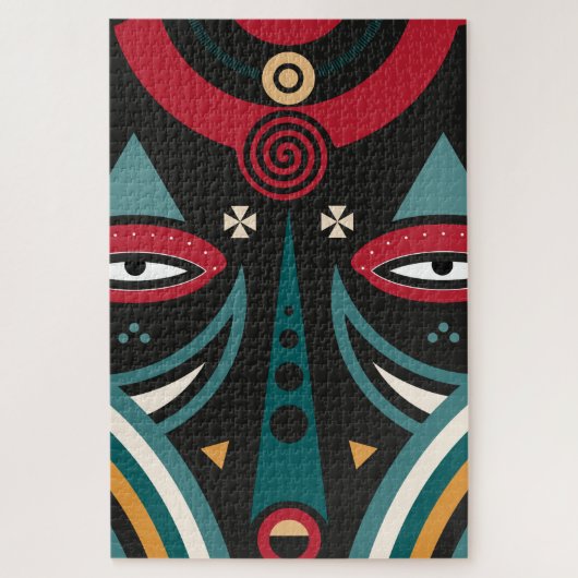 Maasai Warrior Puzzle (Vertikal)