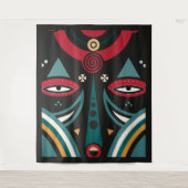 Maasai Warrior Shield Wandteppich (Vorderseite)