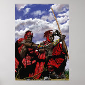 MAASAI WARRIORS POSTER (Vorne)