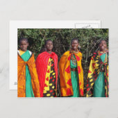 Maasai Women - 1 Postkarte (Vorne/Hinten)