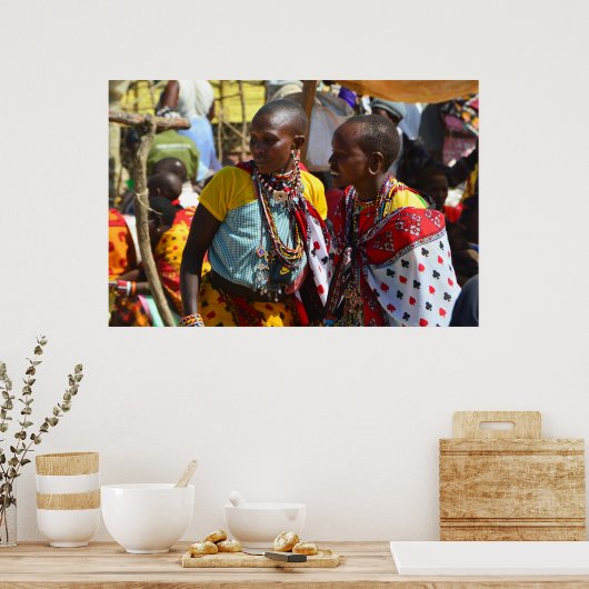 Maasai Women Poster (Küche)