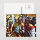 Maasai Women Postkarte (Vorne/Hinten)