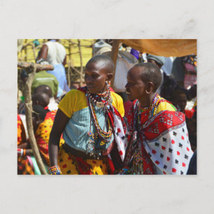Maasai Women Postkarte