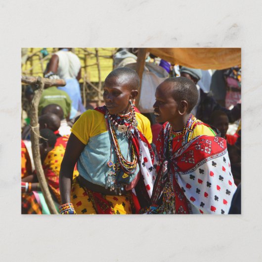 Maasai Women Postkarte (Vorderseite)