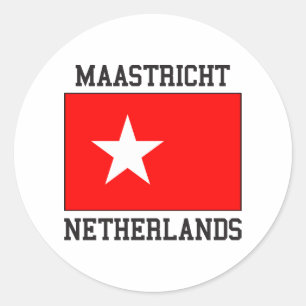 Maastricht Niederlande Runder Aufkleber