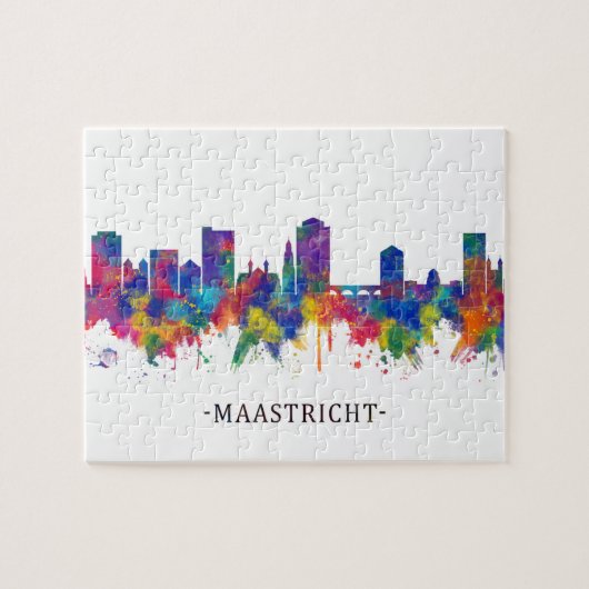 Maastricht Niederlande Skyline Puzzle (Horizontal)