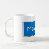Maastricht road sign kaffeetasse (Links)