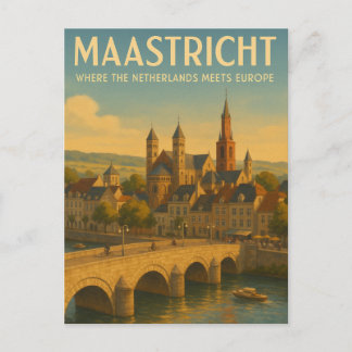 MAASTRICHT – Wo die Niederlande Europa treffen Postkarte
