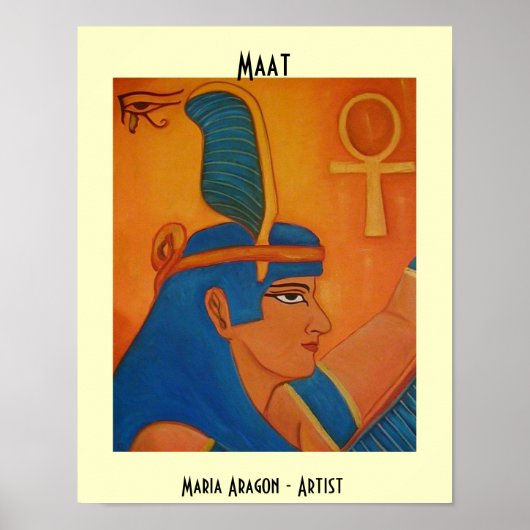 MAAT - ÄGYPTISCHE REGIERUNG POSTER (Vorne)