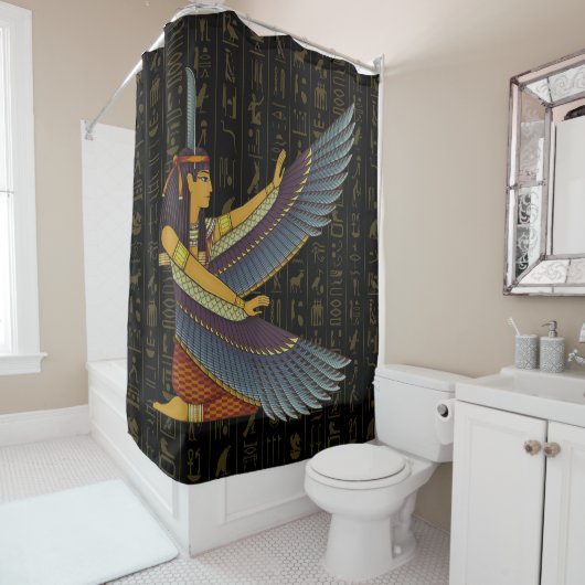 Ma'at Goddess Duschvorhang (Beispiel)