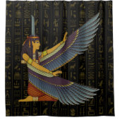Ma'at Goddess Duschvorhang (Vorderseite)