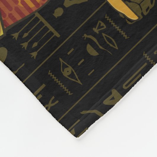 Ma'at Goddess Fleece Blanket (Ecke)