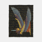 Ma'at Goddess Fleece Blanket (Vorderseite)