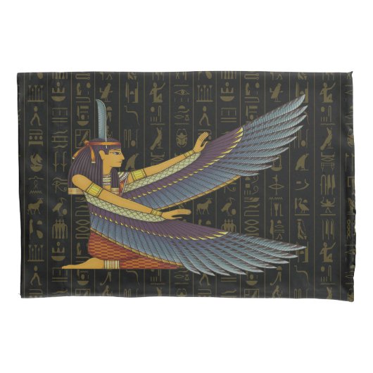 Ma'at Goddess Pillowcase Kissenbezug (Vorderseite)