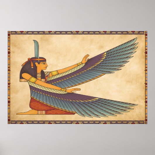 Ma'at Goddess Poster (Vorne)