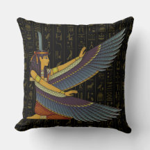 Maat Goddess Throw Kissen