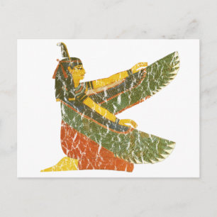 Maat Kneeling Postkarte