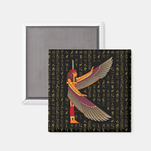 Ma'at Magnet (Vorderseite/Rückseite)