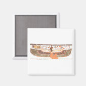 Maat-Nefertari-Grab Magnet (Vorderseite/Rückseite)