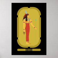 Maat On Gold Cartouche