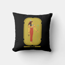 Maat on Gold Cartouche Throw Kissen