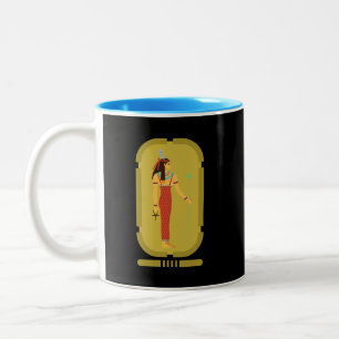 Maat On Gold Cartouche Zweifarbige Tasse