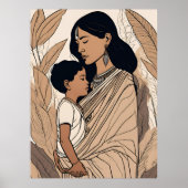 Maatr Sanskrit Art Print Poster (Vorne)