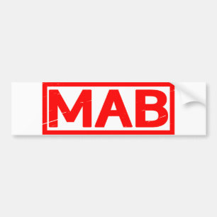 Mab Briefmarke Autoaufkleber