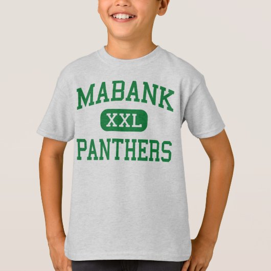 Mabank - Panther - Highschool - Mabank Texas T-Shirt (Vorderseite)