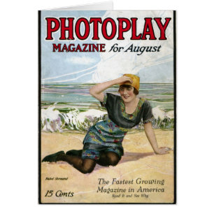 Mabel Normand 1915 Vintage TitelseitenKarte