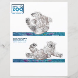 Mabell's Zoo Polar Bears Cutouts