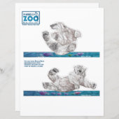 Mabell's Zoo Polar Bears Cutouts (Vorne/Hinten)