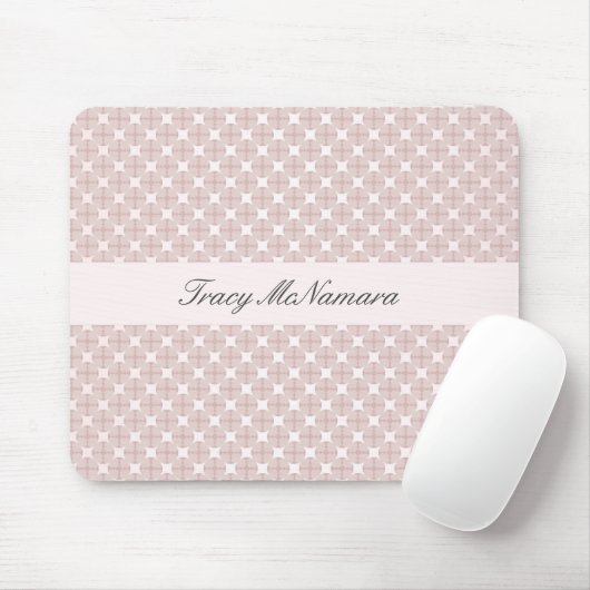 Mable Chic Pink Muster Mouse Mat Mousepad (Mit Mouse)