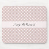 Mable Chic Pink Muster Mouse Mat Mousepad (Vorne)