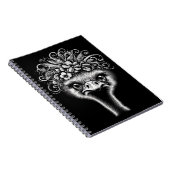 Mable the Ostrich - Artistic Spiral Notebook Notizblock (Rechte Seite)