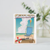 Mablethorpe Ferienposter Postkarte (Stehend Vorderseite)