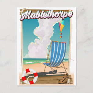 Mablethorpe Ferienposter Postkarte