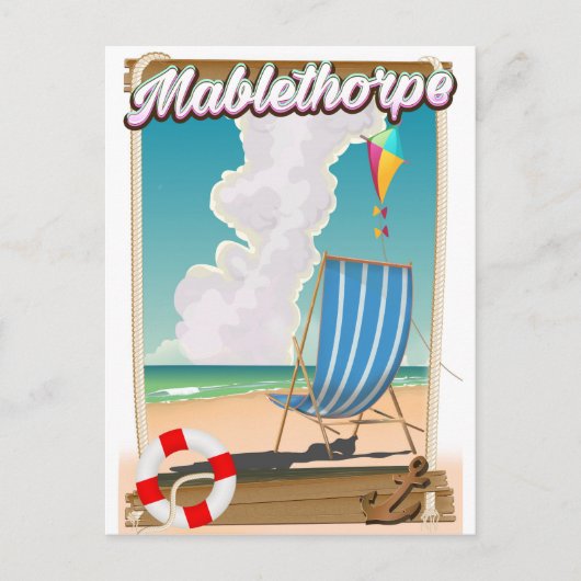 Mablethorpe Ferienposter Postkarte (Vorderseite)