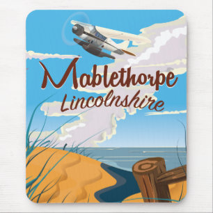 Mablethorpe, Lincolnshire Vintage Reiseplakat Mousepad