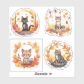 Mabon Cats Vinyl Sticker Set (Blatt)