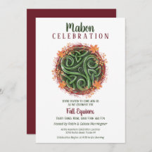 Mabon Fall Equinox Celtic Triskelion Harvest