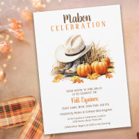 Mabon Harvest Fall Equinox Boots & Pumpkins