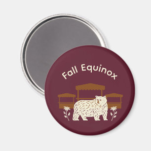Mabon Harvest Fall Equinox Einladung Magnet