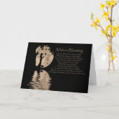 Mabon Herbst Equinox Tiere Segnungen Karte (Gelbe Blume)