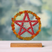 Mabon Pentagramm Acrylschild (Neutral)