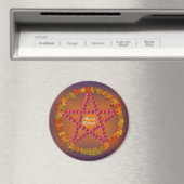 Mabon Pentagramm Magnet (In Situ (Geschirrspüler))