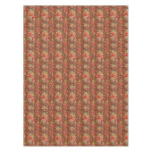 Mabon Segen Herbst Equinox auf Burgund Floral Tischdecke (Vorderseite)